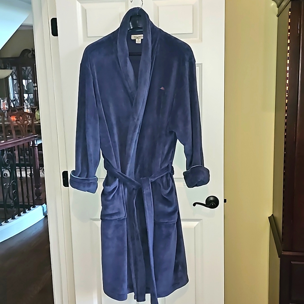 Men's Tommy Bahama Island Life Robe, Blue, XXL